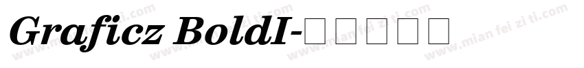 Graficz BoldI字体转换